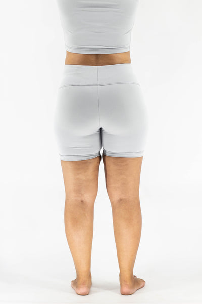 Core Biker Shorts - Light Grey